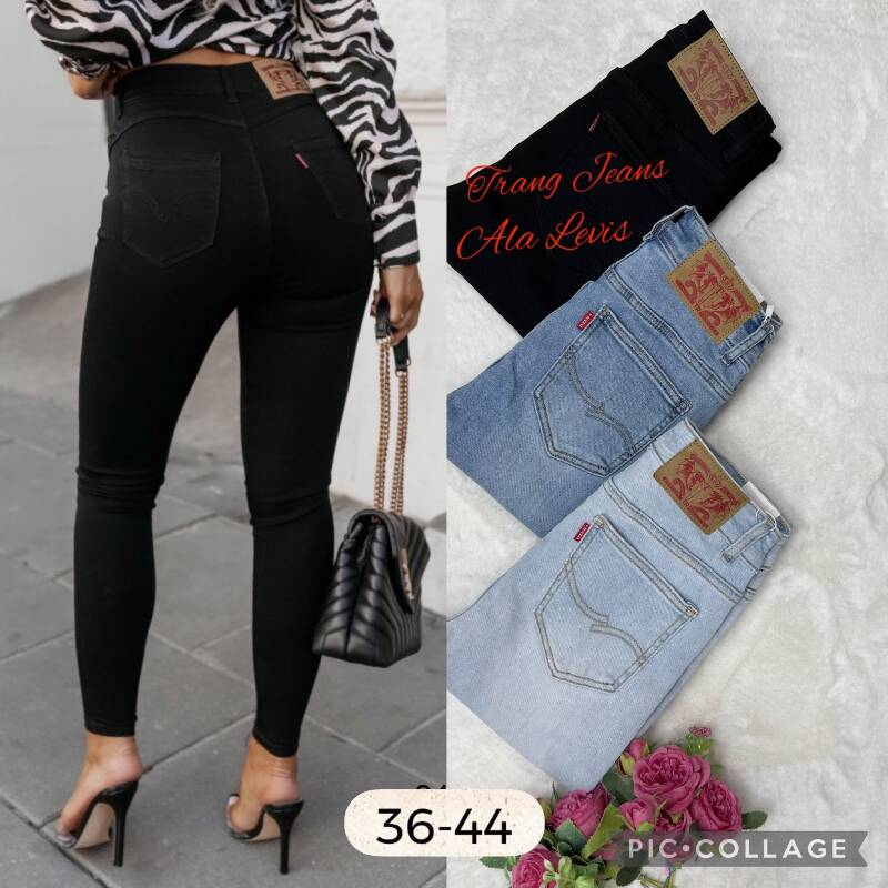 Spodnie damskie jeans Roz 36-44, 1 Kolor .Paczka 10 szt