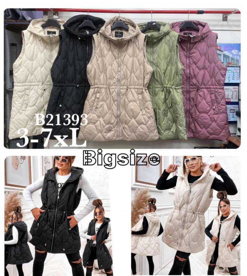 Kamizelka damska Roz 3XL-7XL, 1 Kolor .Paczka 5 szt
