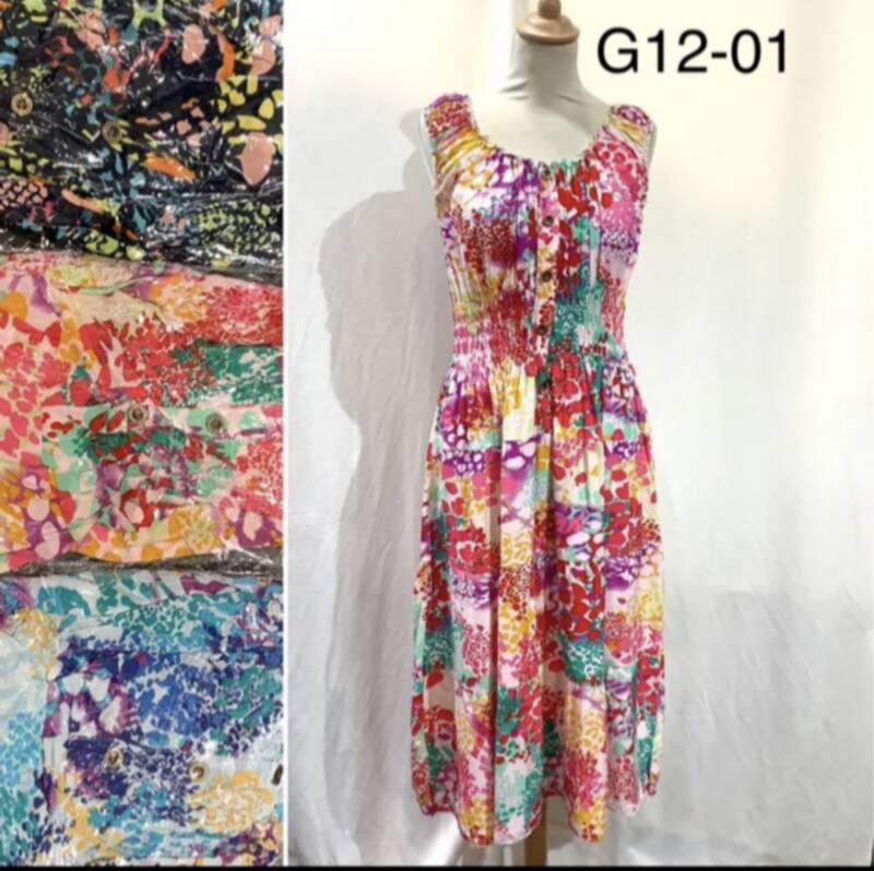 Sukienki damskie Roz Standard, Mix Kolor Paczka 12 szt