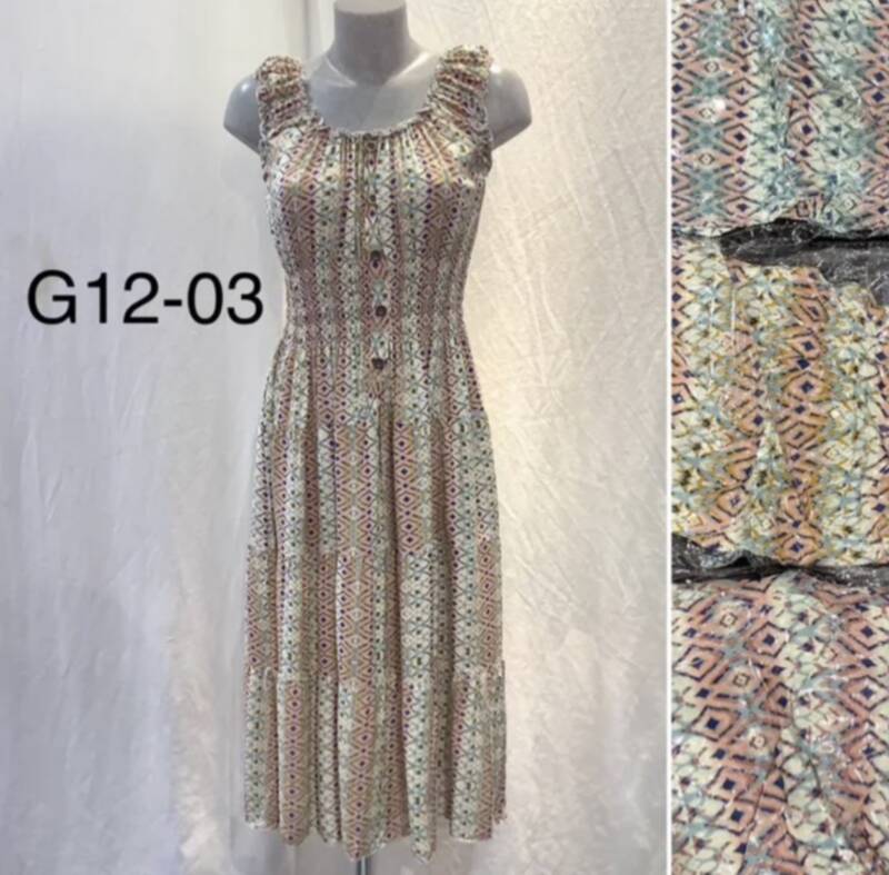Sukienki damskie Roz Standard, Mix Kolor Paczka 12 szt
