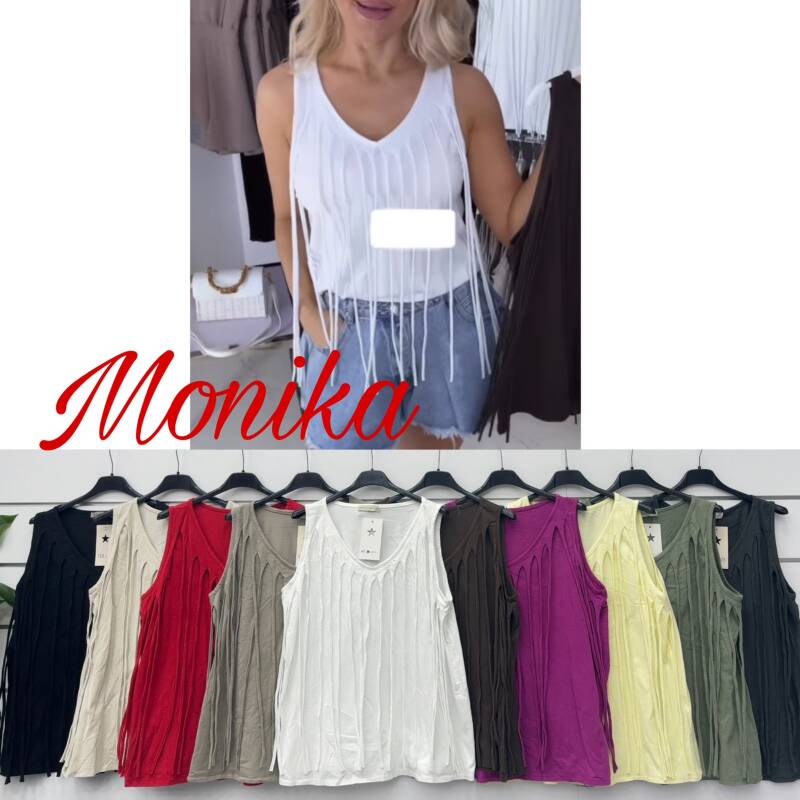 Bluzki damskie (Włoskie produkt) Roz Standard, Mix Kolor Paczka 5 szt