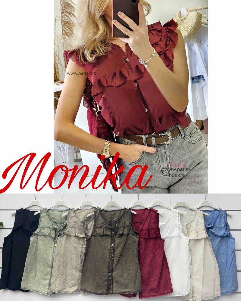 Bluzki damskie (Włoskie produkt) Roz Standard, Mix Kolor Paczka 5 szt