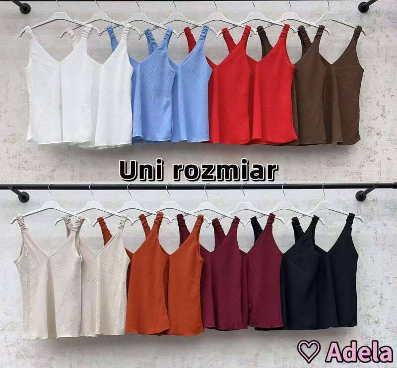  Bluzki damskie (Włoskie produkt) Roz Standard, Mix Kolor Paczka 5 szt