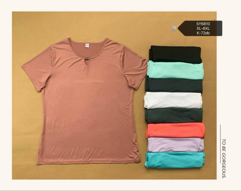 Bluzki damskie Roz XL-6XL, Mix Kolor Paczka 12 szt