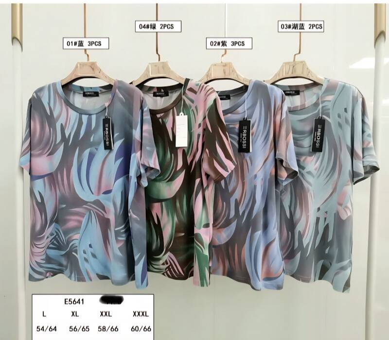 Bluzki damskie Roz L-3XL, Mix Kolor Paczka 10 szt