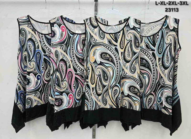 Bluzki damskie Roz L-3XL, Mix Kolor Paczka 12 szt