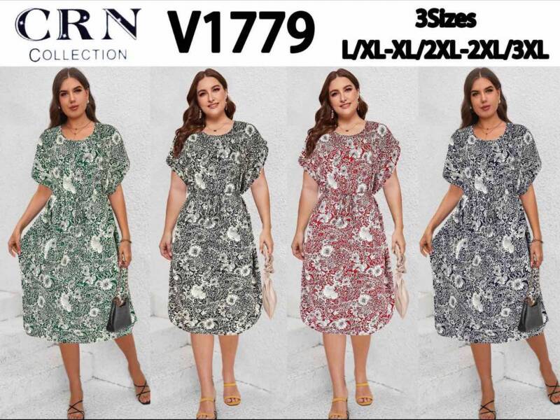 Sukienki damskie Roz L/XL-XL/2XL-2XL/3XL, Mix Kolor Paczka 10 szt