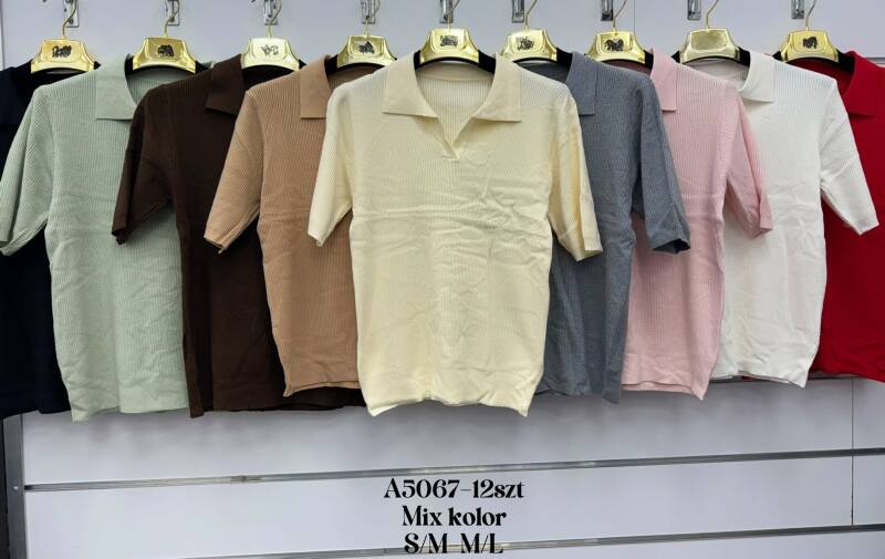Bluzki damskie Roz S/M-L/XL, Mix Kolor Paczka 12 szt