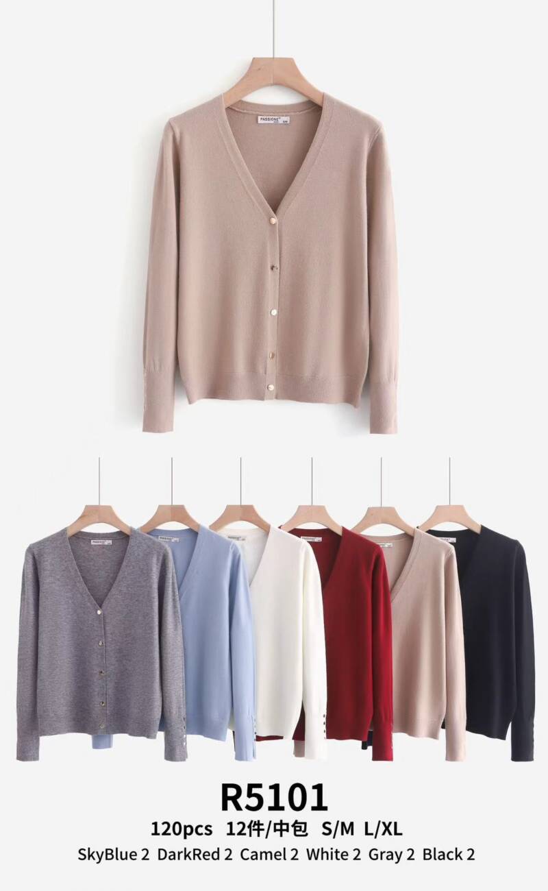 Narzutka damska Roz S/M-L/XL, Mix Kolor Paczka 12 szt