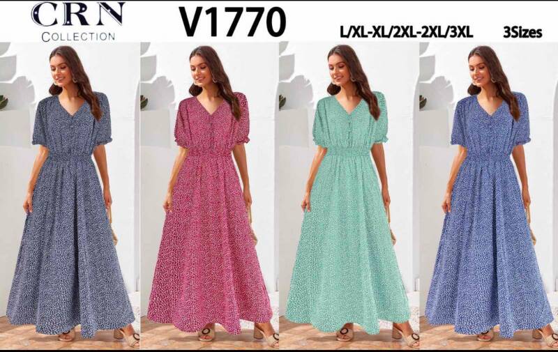 Sukienki damskie Roz L/XL-XL/2XL-2XL/3XL, Mix Kolor Paczka 10 szt
