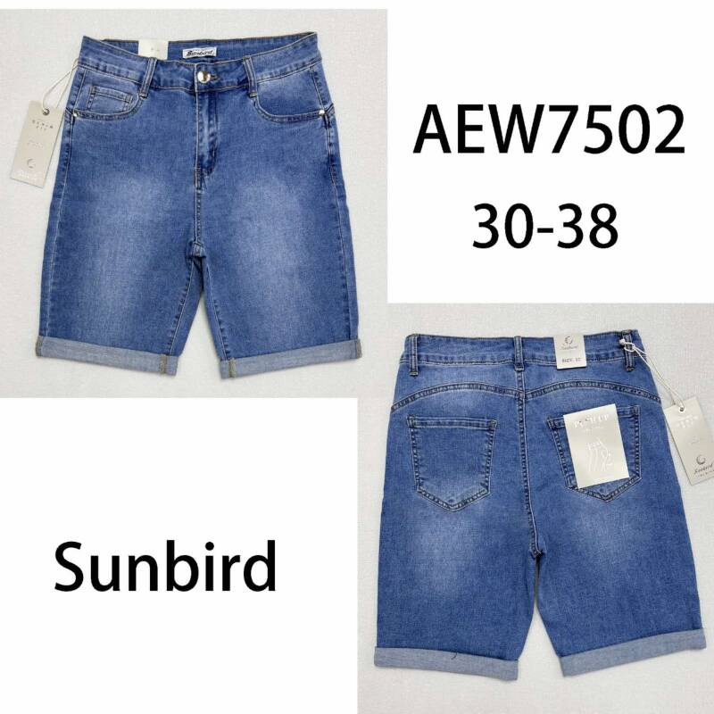 Rybaczki damskie jeans Roz 30-38, 1 Kolor .Paczka 10 szt