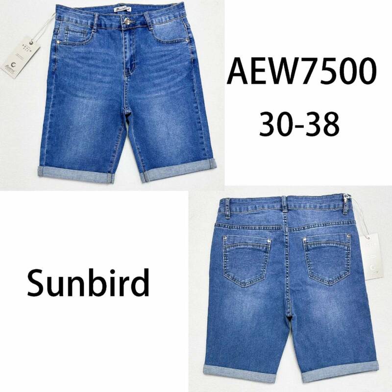 Rybaczki damskie jeans Roz 30-38, 1 Kolor .Paczka 10 szt