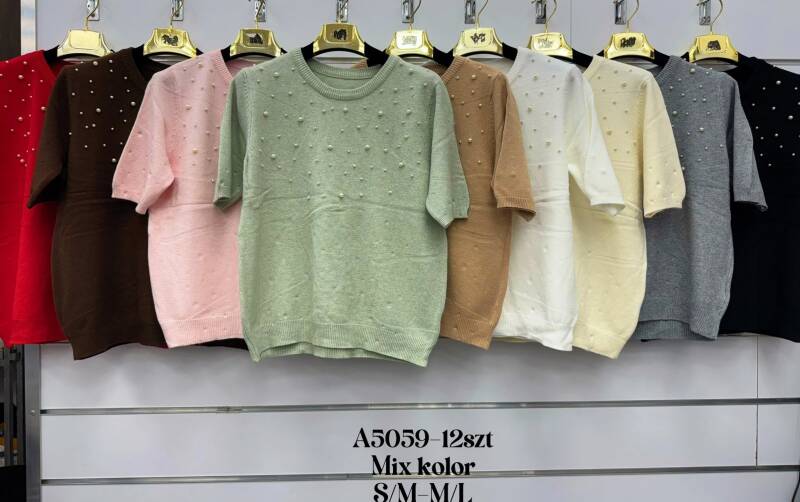 Bluzki damskie Roz S/M-L/XL, Mix Kolor Paczka 12 szt