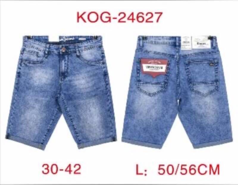 Spodenki męskie jeans Roz 30-42, 1 Kolor .Paczka 10 szt