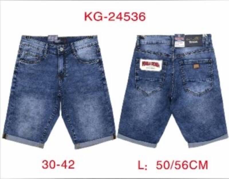 Spodenki męskie jeans Roz 30-42, 1 Kolor .Paczka 10 szt