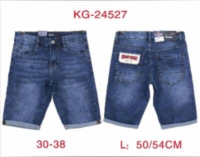 Spodenki męskie jeans Roz 30-38, 1 Kolor .Paczka 10 szt