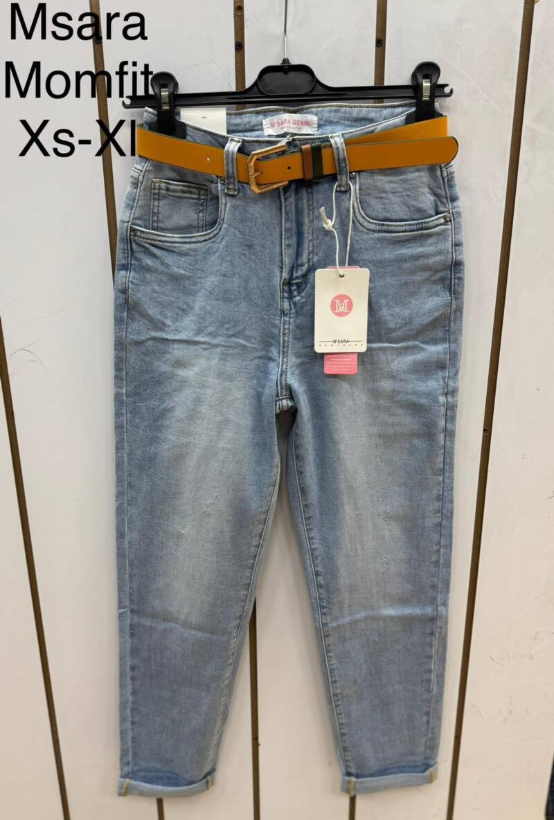 Spodnie damskie jeans Roz XS-XL, 1 Kolor .Paczka 12 szt