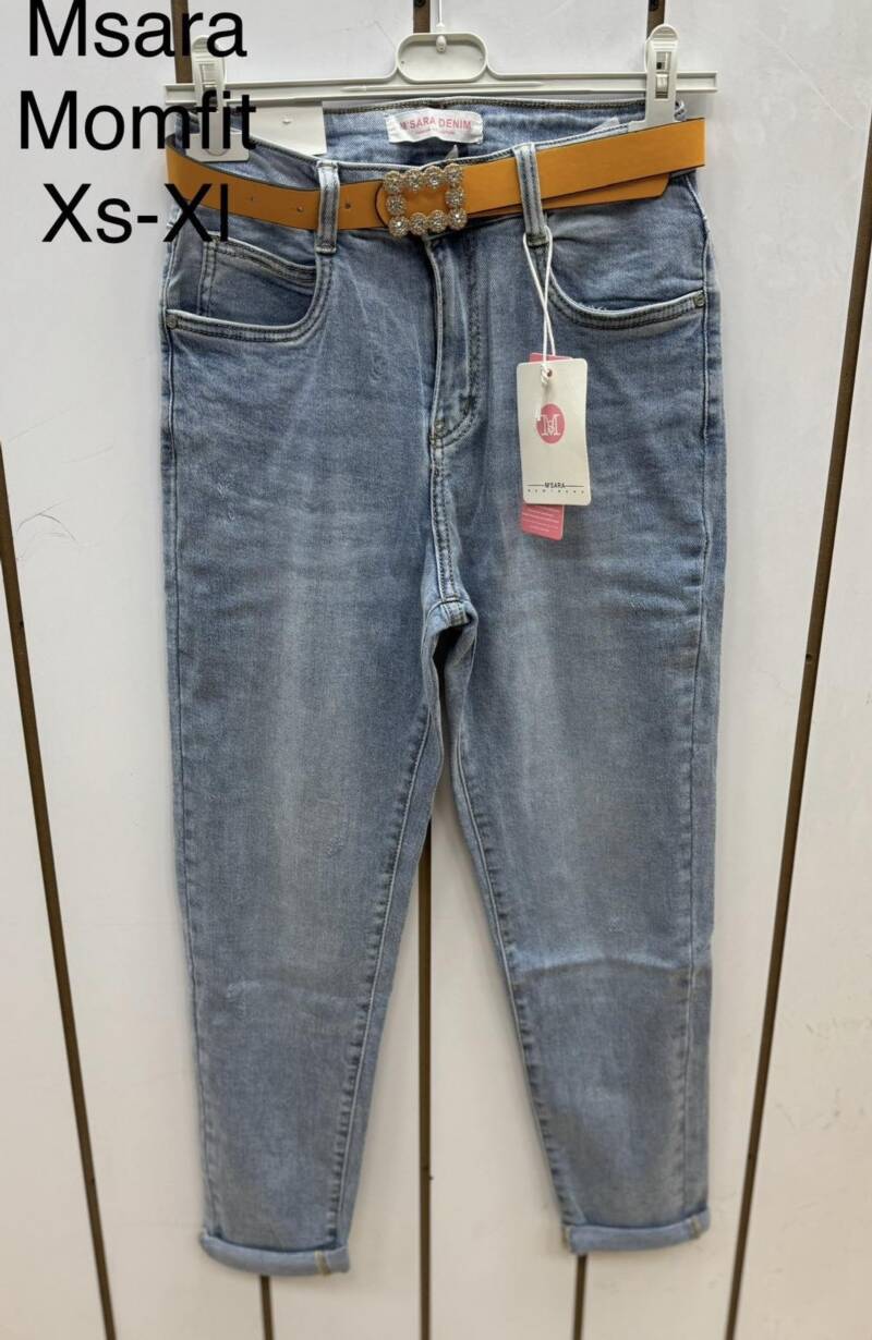 Spodnie damskie jeans Roz XS-XL, 1 Kolor .Paczka 12 szt
