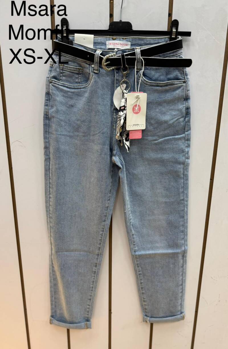 Spodnie damskie jeans Roz XS-XL, 1 Kolor .Paczka 12 szt