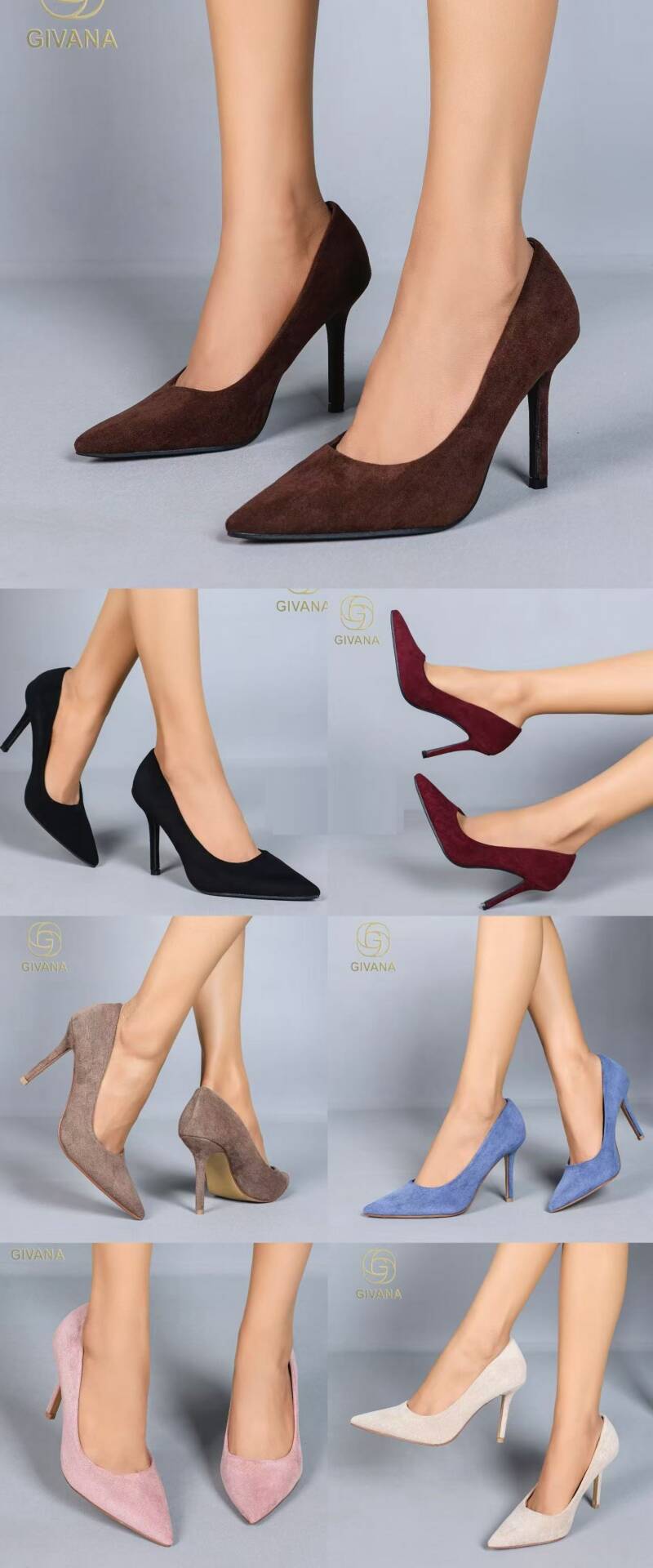 Szpilki płaskie Roz 36-41/ 12 par