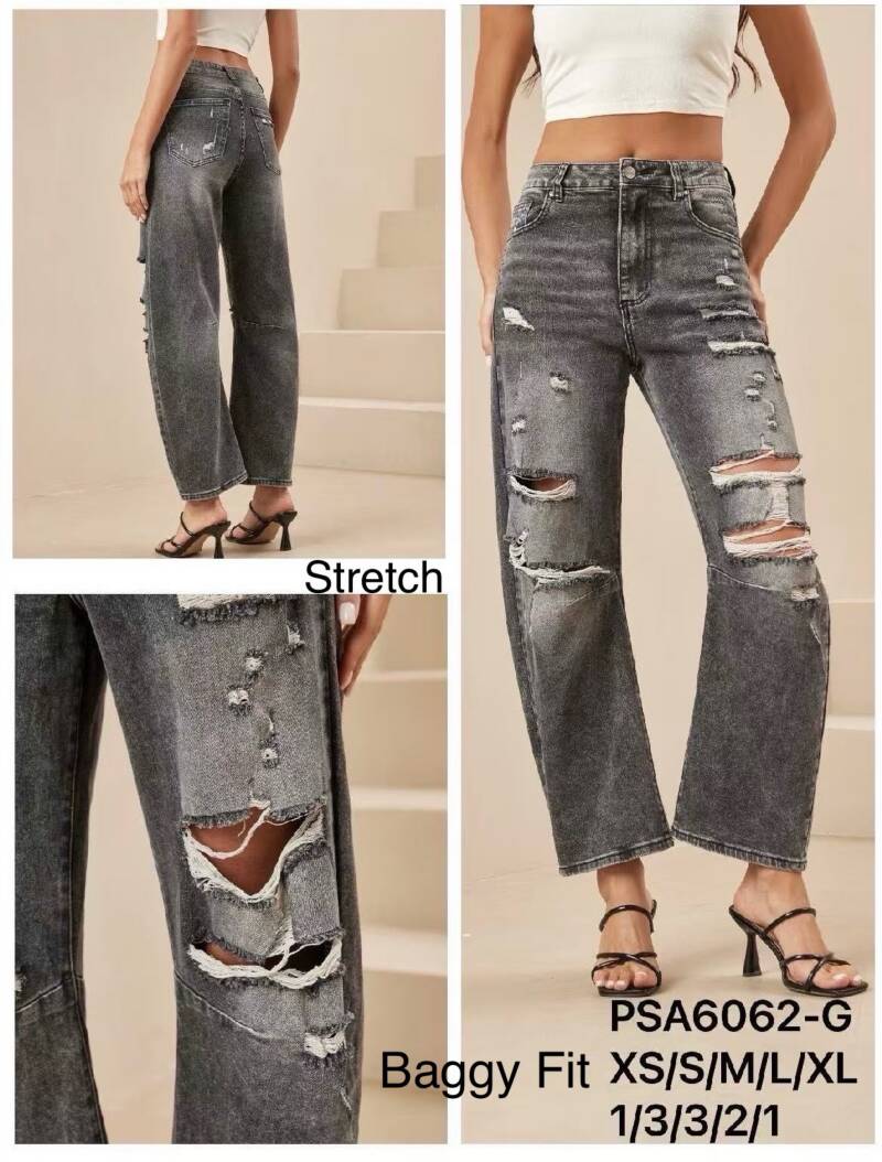 Spodnie damskie jeans Roz XS-XL, 1 Kolor .Paczka 10 szt