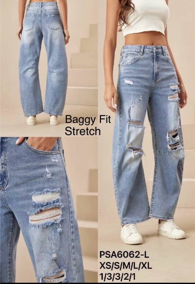 Spodnie damskie jeans Roz XS-XL, 1 Kolor .Paczka 10 szt