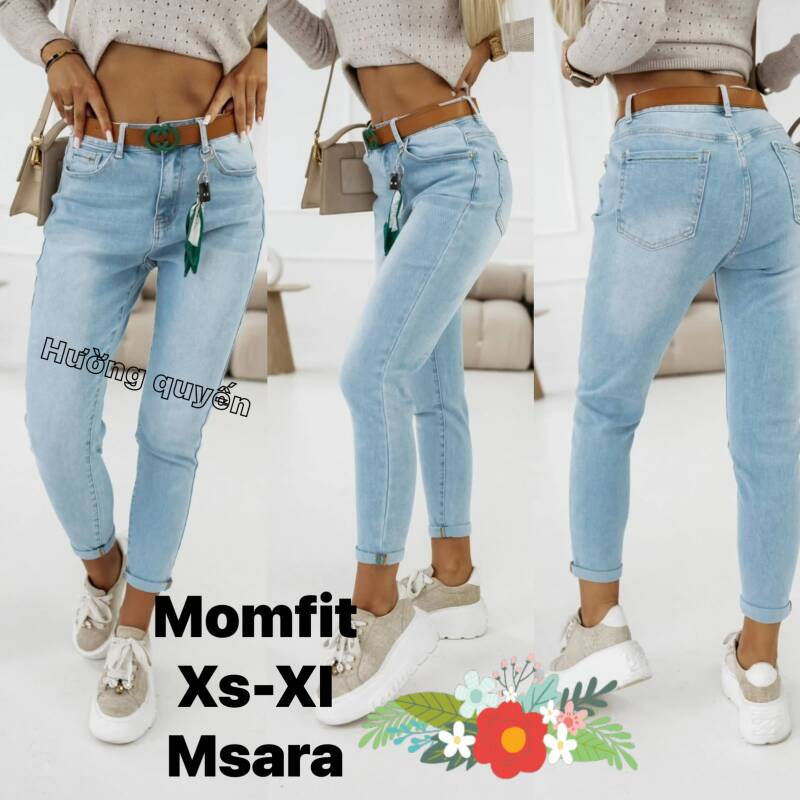 Spodnie damskie jeans Roz XS-XL, 1 Kolor .Paczka 12 szt