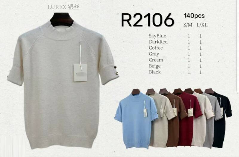 Bluzki damskie Roz S/M-L/XL, Mix Kolor Paczka 14 szt