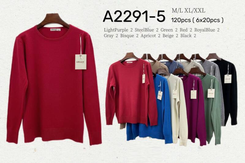 Bluzki damskie Roz M/L-XL/2XL, Mix Kolor Paczka 20 szt