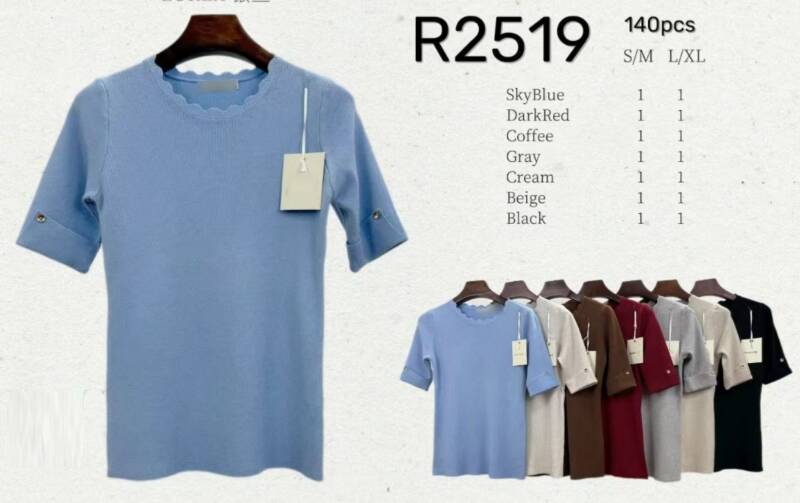Bluzki damskie Roz S/M-L/XL, Mix Kolor Paczka 14 szt