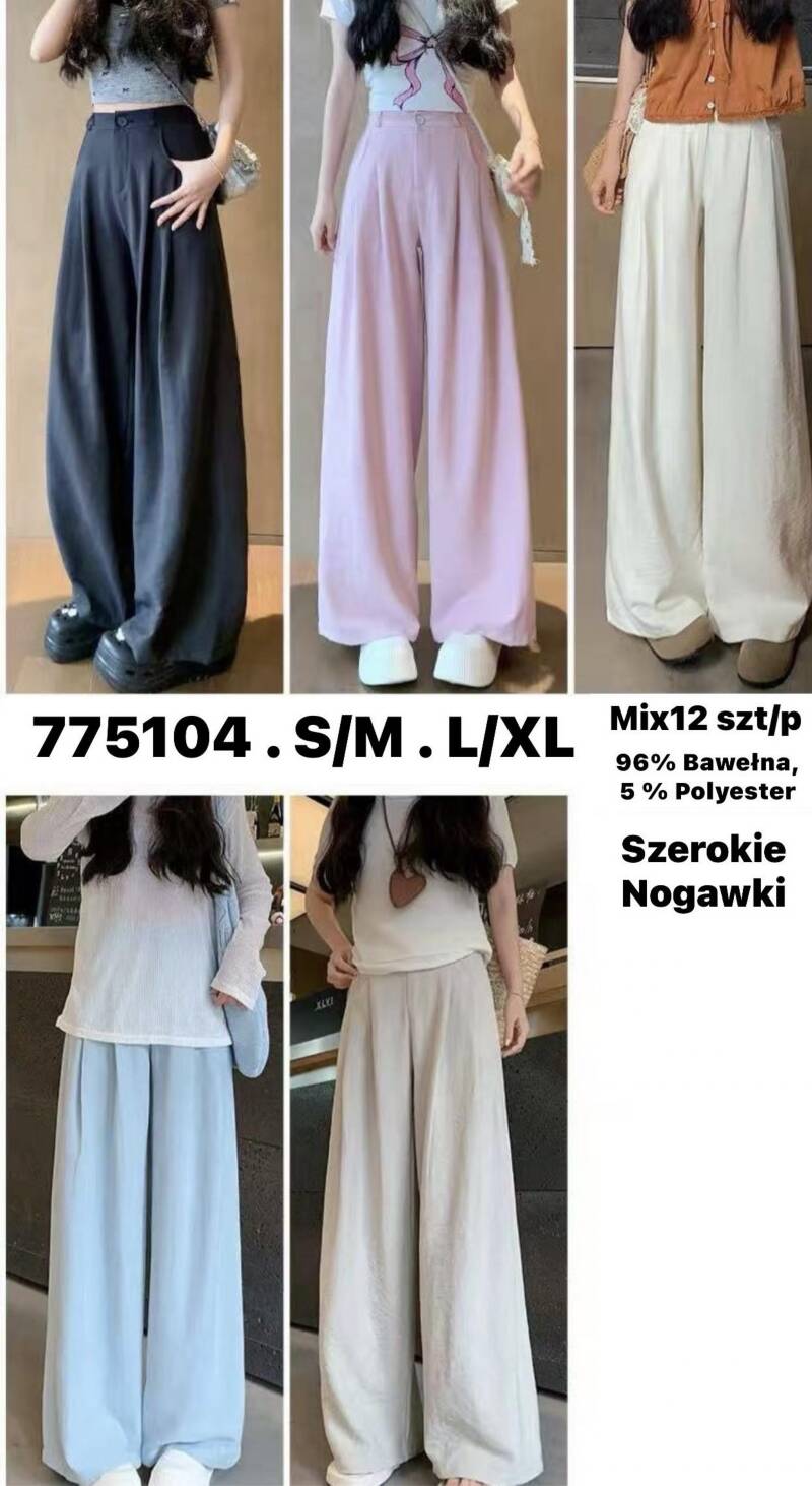 Spodnie damskie Roz S/M-L/XL, Mix Kolor Paczka 12 szt