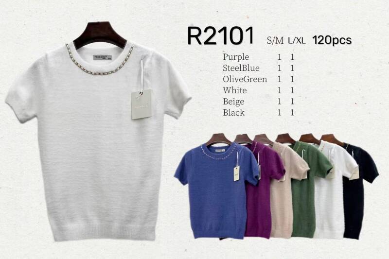 Bluzki damskie Roz S/M-L/XL, Mix Kolor Paczka 14 szt
