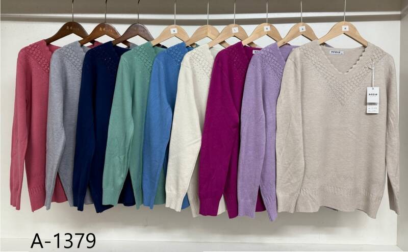 Swetry damskie Roz M/L-L/XL, Mix Kolor Paczka 12 szt