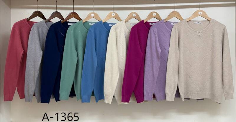 Swetry damskie Roz M/L-XL/2XL, Mix Kolor Paczka 12 szt