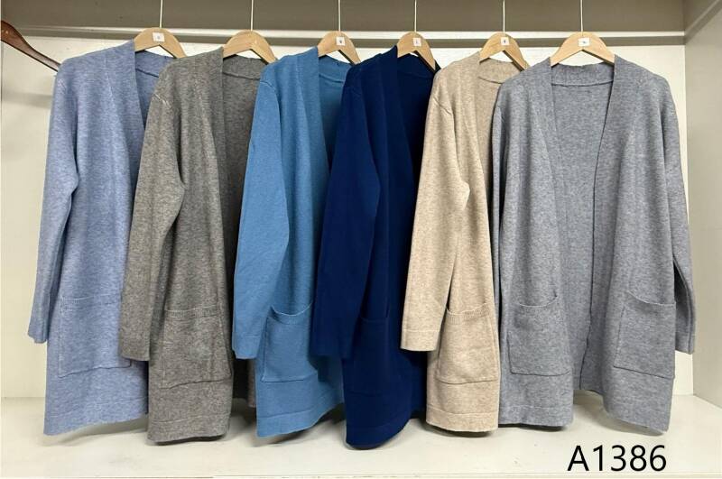  Narzutka damska Roz M/L-XL-2XL, Mix Kolor Paczka 12 szt