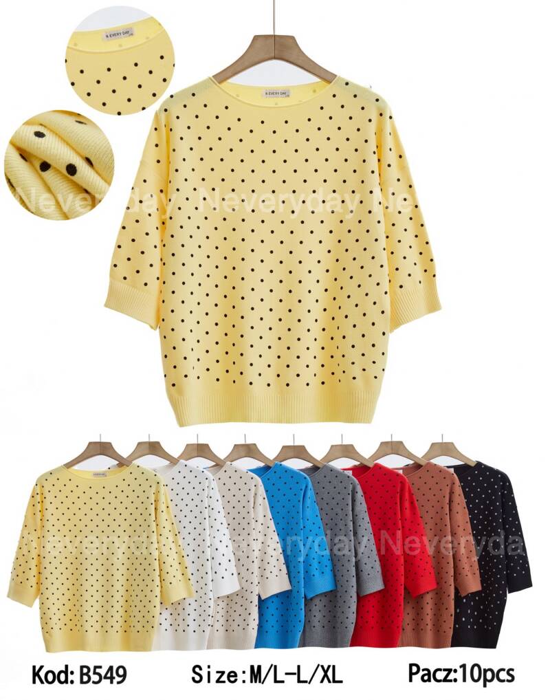 Bluzki damskie Roz M/L-L/XL, Mix Kolor Paczka 10 szt