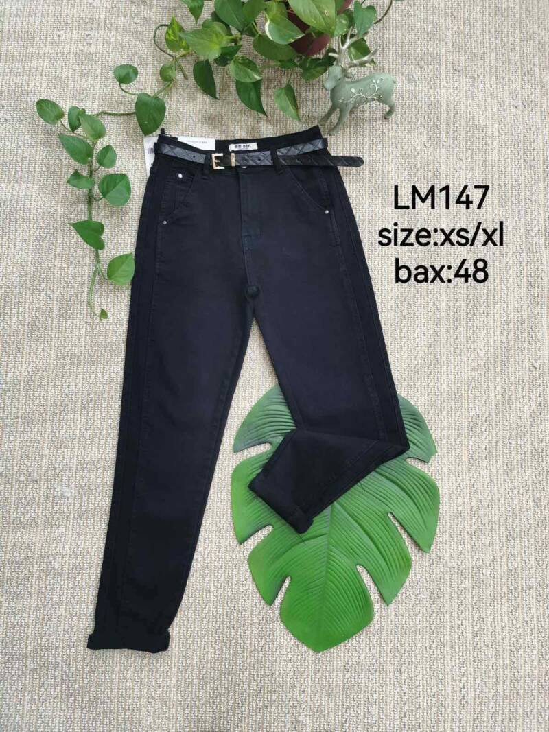 Spodnie damskie jeansy Roz XS-XL, 1 Kolor Paczka 12 szt.	