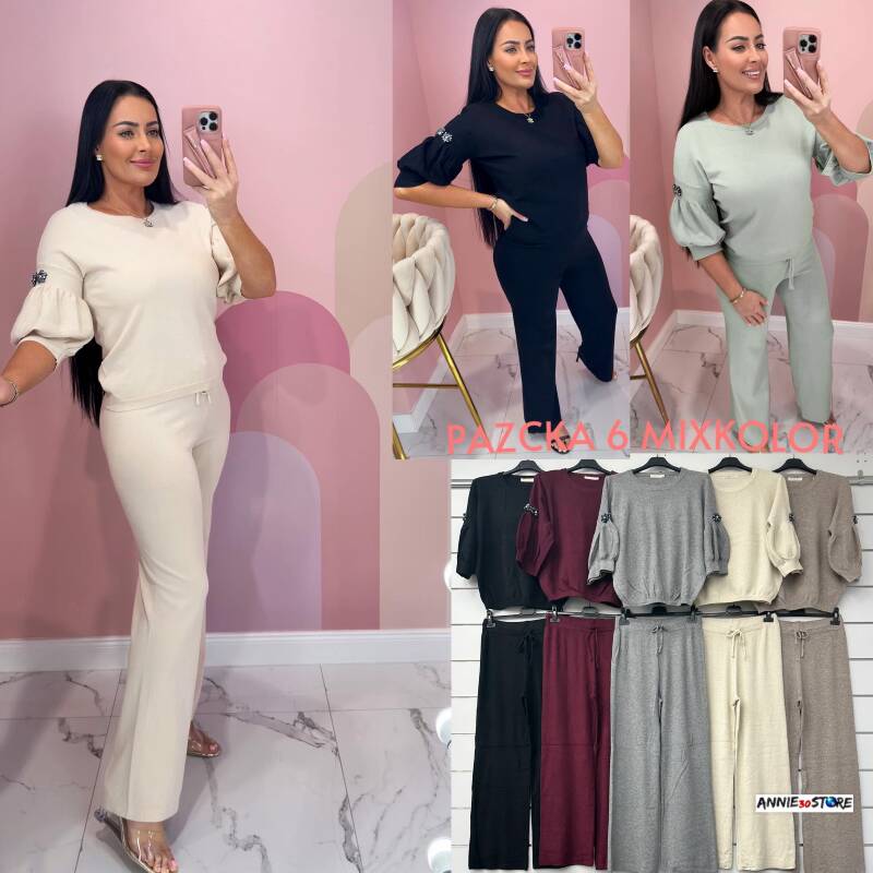 Komplet damskie (Włoskie produkt) Roz Standard, Mix Kolor Paczka 6 szt