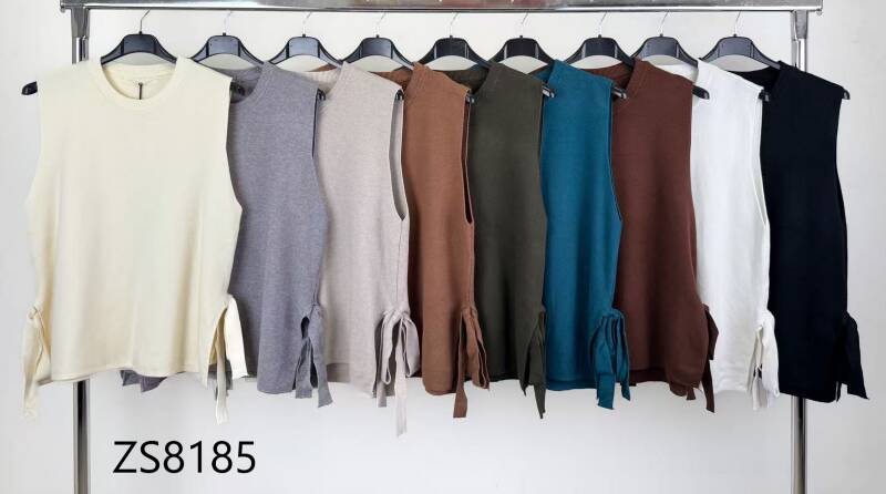 Bluzki damskie (Włoskie produkt) Roz Standard, Mix Kolor Paczka 5 szt