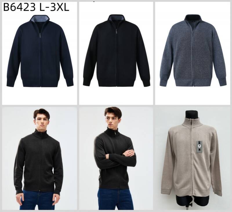 Swetry męska Roz L-3XL, Mix Kolor Paszka 12 szt