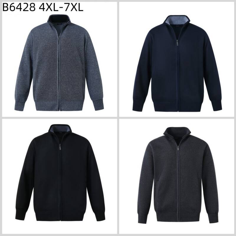 Bluza męska Roz 4XL-7XL, Mix Kolor Paszka 12 szt