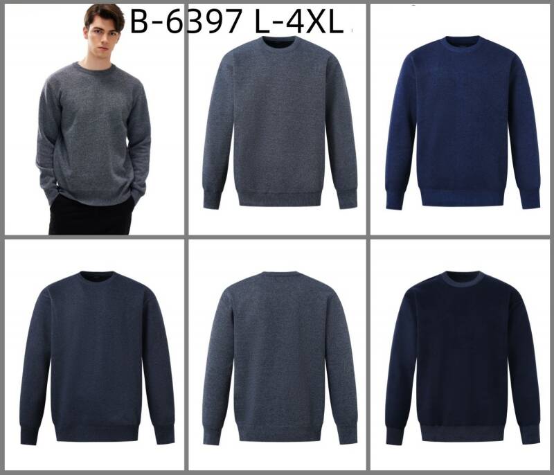 Swetry męska Roz L-4XL, Mix Kolor Paszka 12 szt
