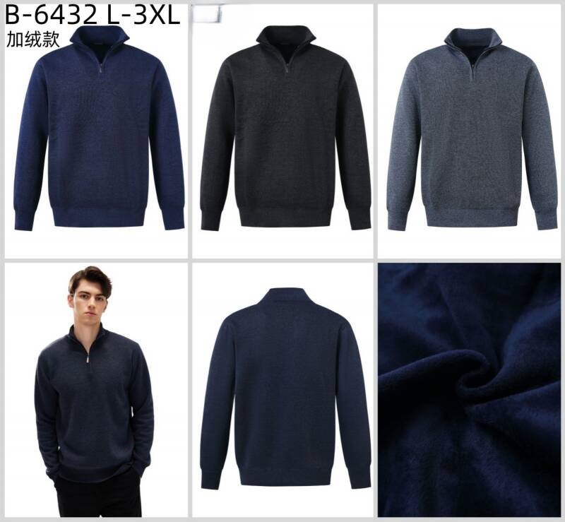 Swetry męska Roz L-3XL, Mix Kolor Paszka 12 szt