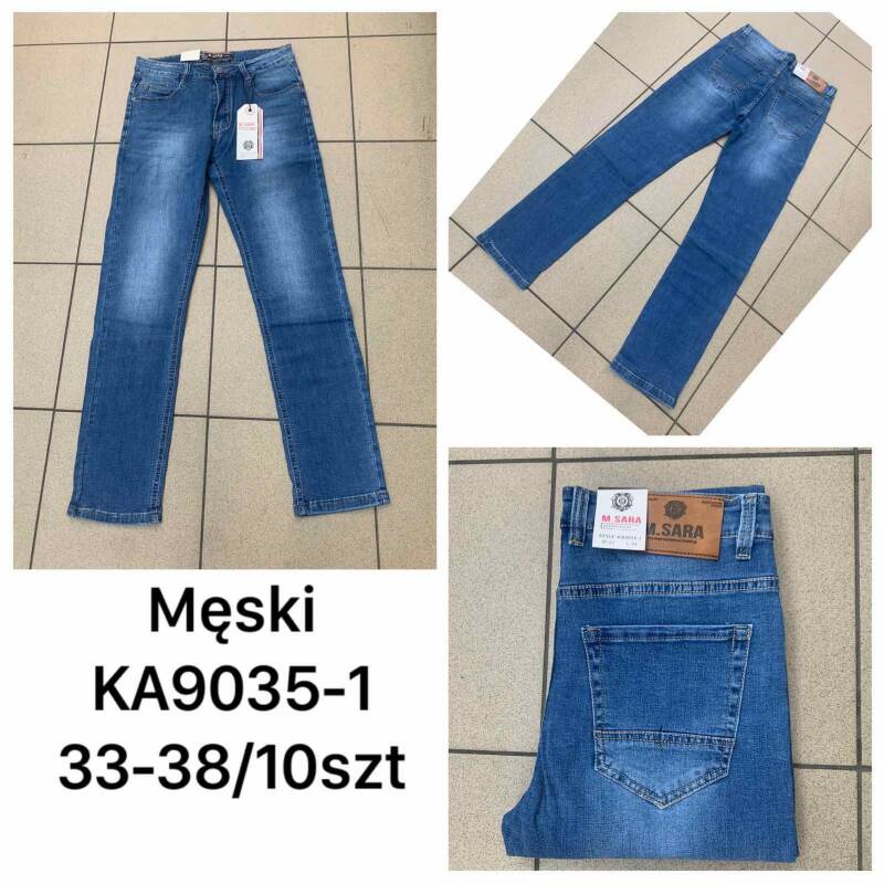 Spodnie damskie jeansy Roz 33-38, 1 Kolor Paczka 12 szt