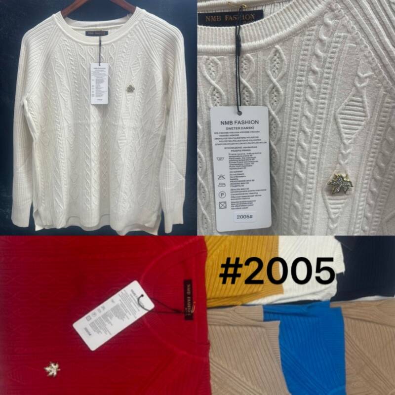 Swetry damskie Roz M/L-XL-2XL, Mix Kolor Paczka 10 szt