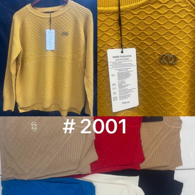 Swetry damskie Roz M/L-XL-2XL, Mix Kolor Paczka 10 szt