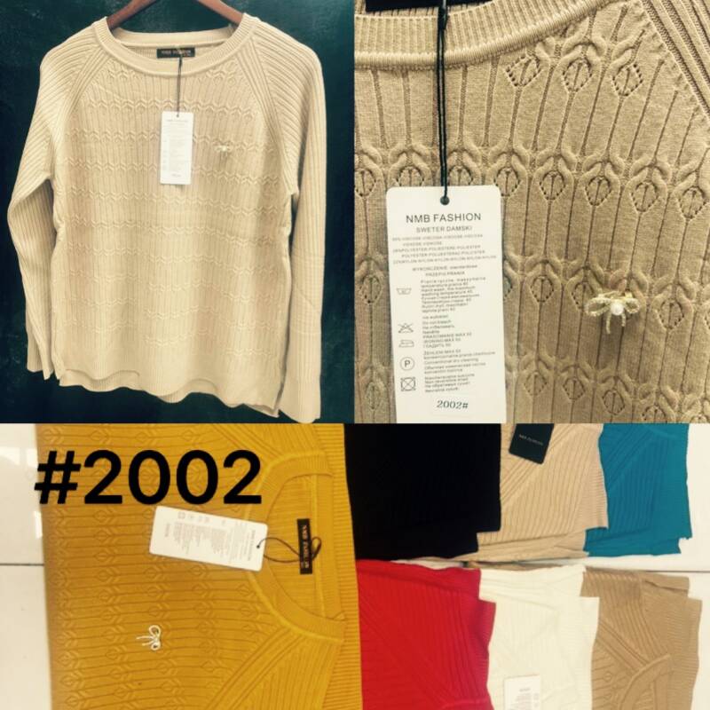 Swetry damskie Roz M/L-XL-2XL, Mix Kolor Paczka 10 szt