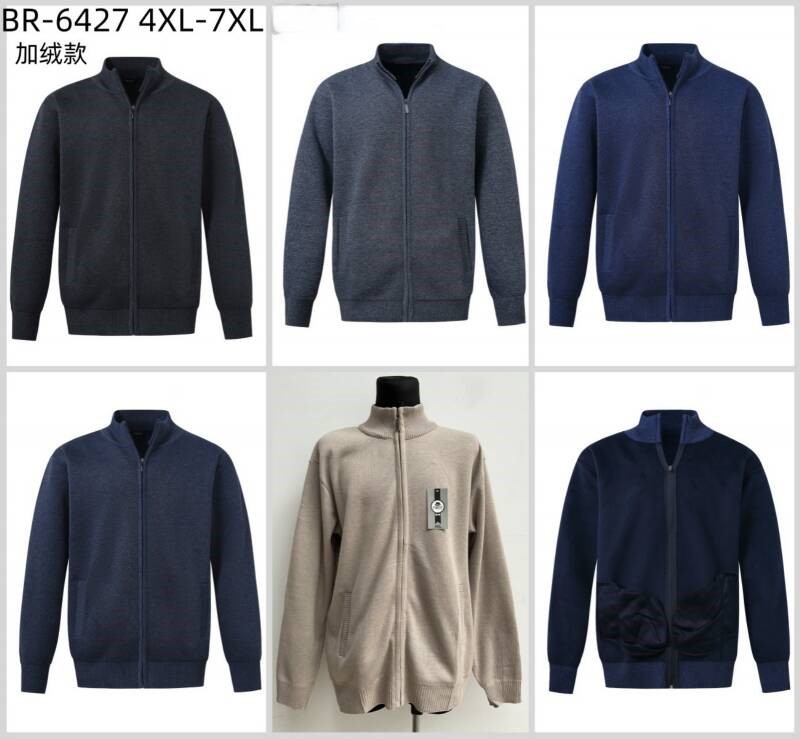  Bluza męska Roz 4XL-7XL, Mix Kolor Paszka 12 szt