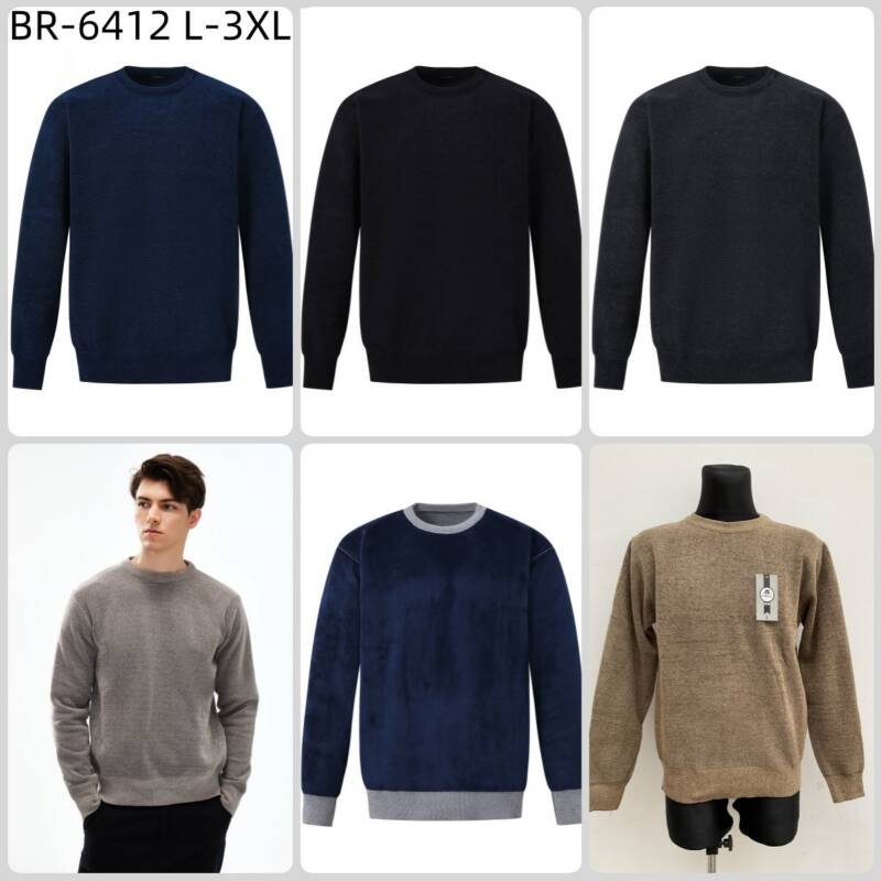 Swetry męska Roz L-3XL, Mix Kolor Paszka 12 szt