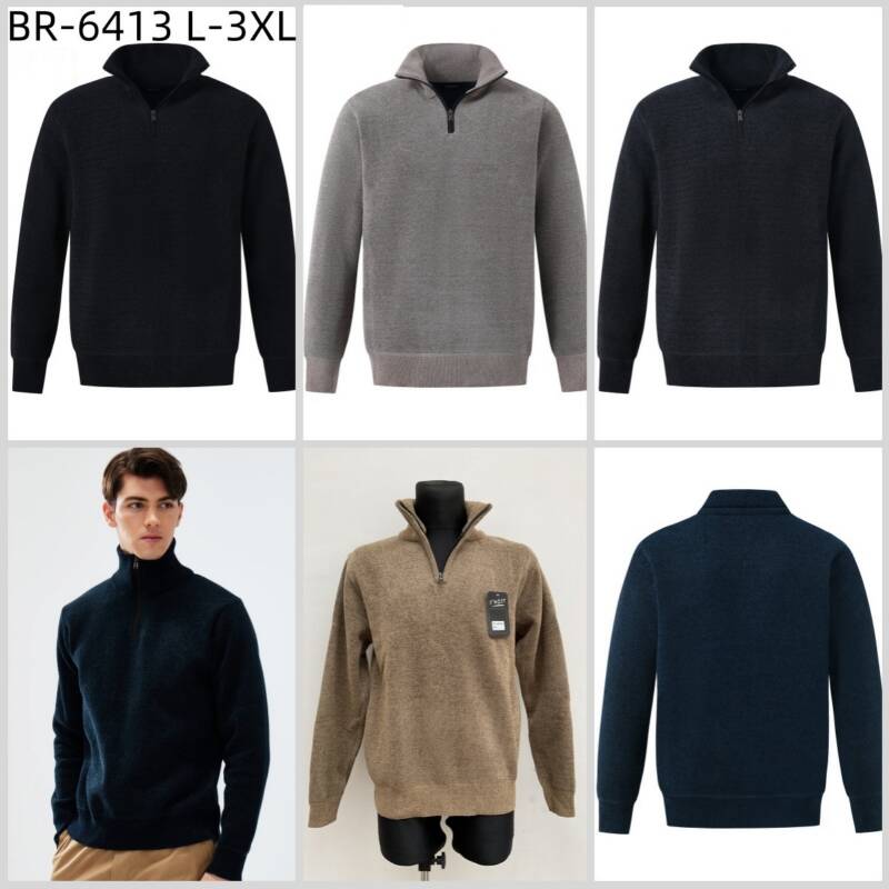 Swetry męska Roz L-3XL, Mix Kolor Paszka 12 szt